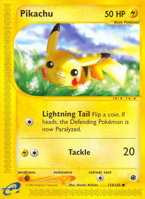 Pikachu card