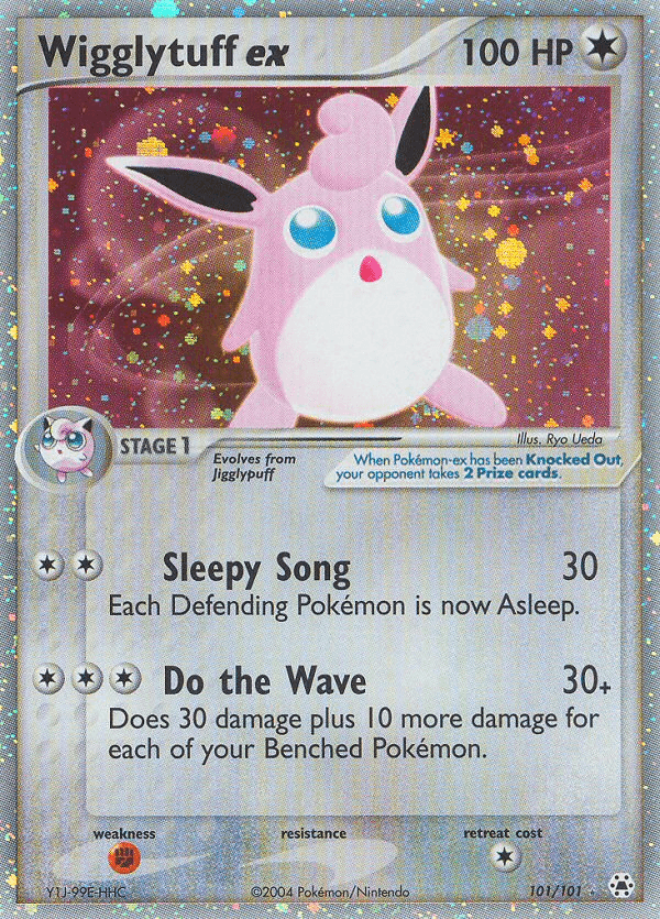 Wigglytuff ex card