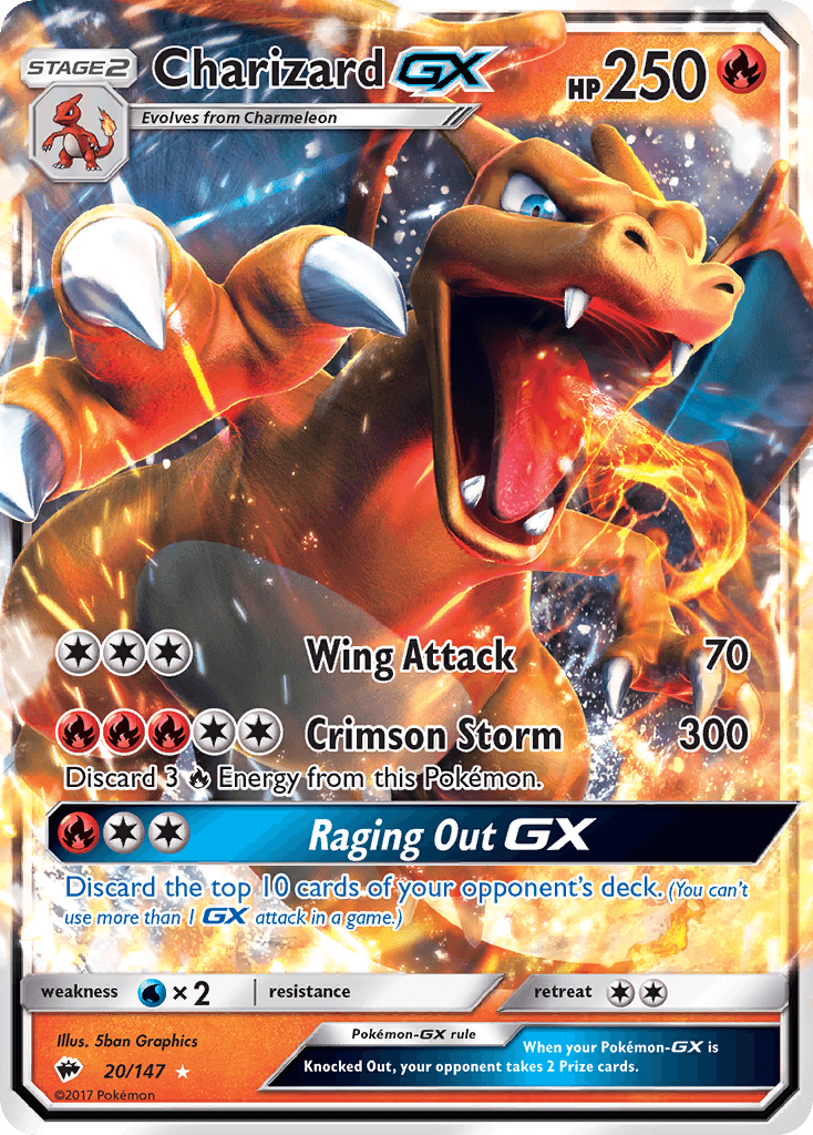 Charizard-GX card