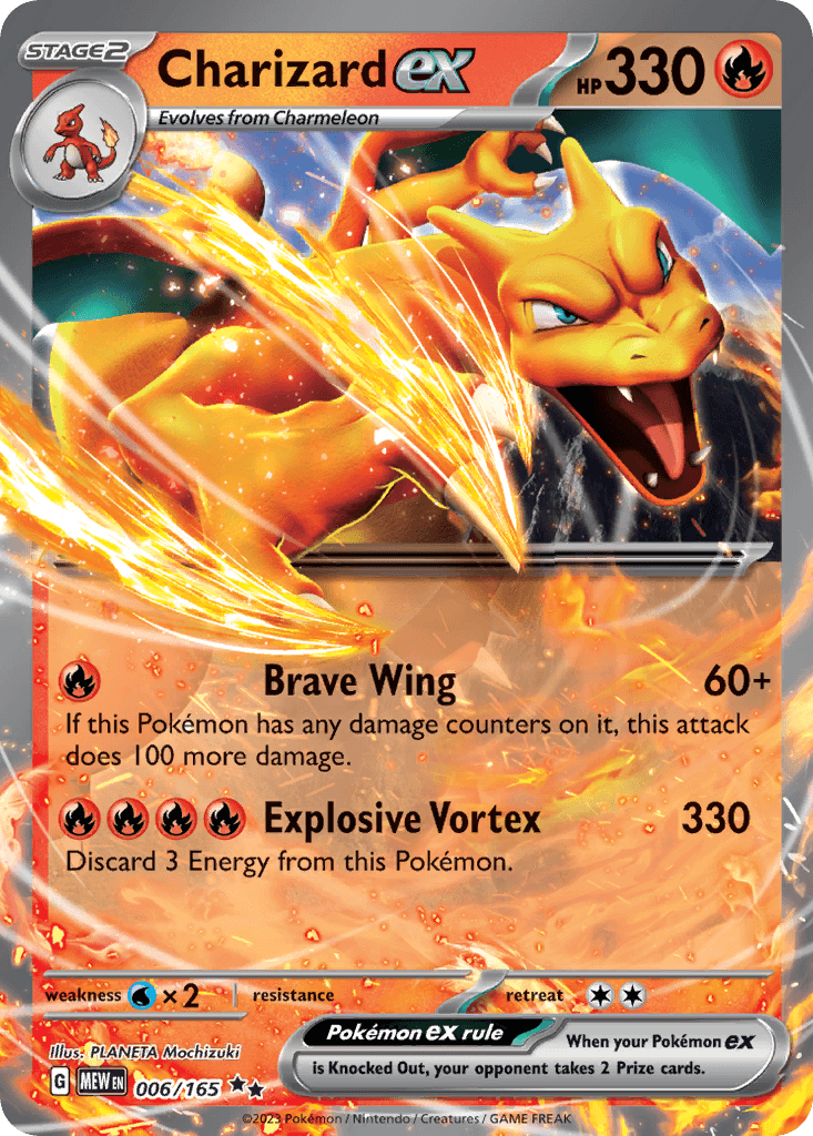 Charizard ex card