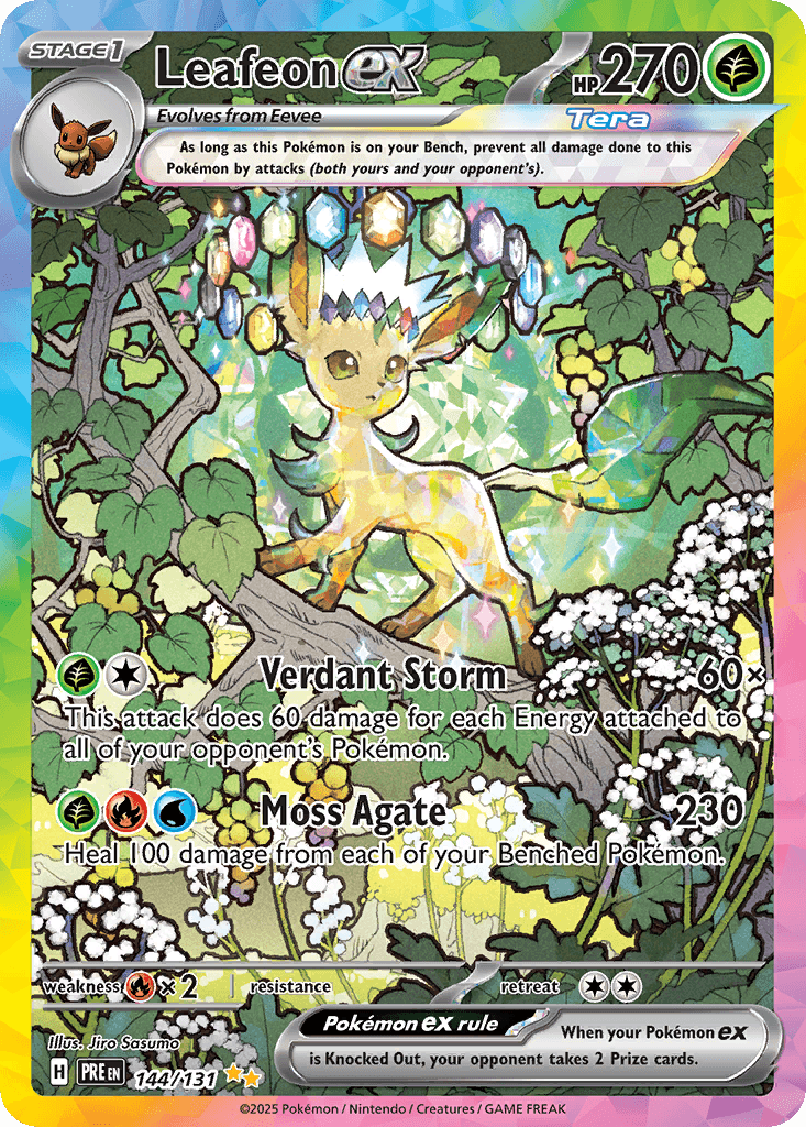Leafeon ex card