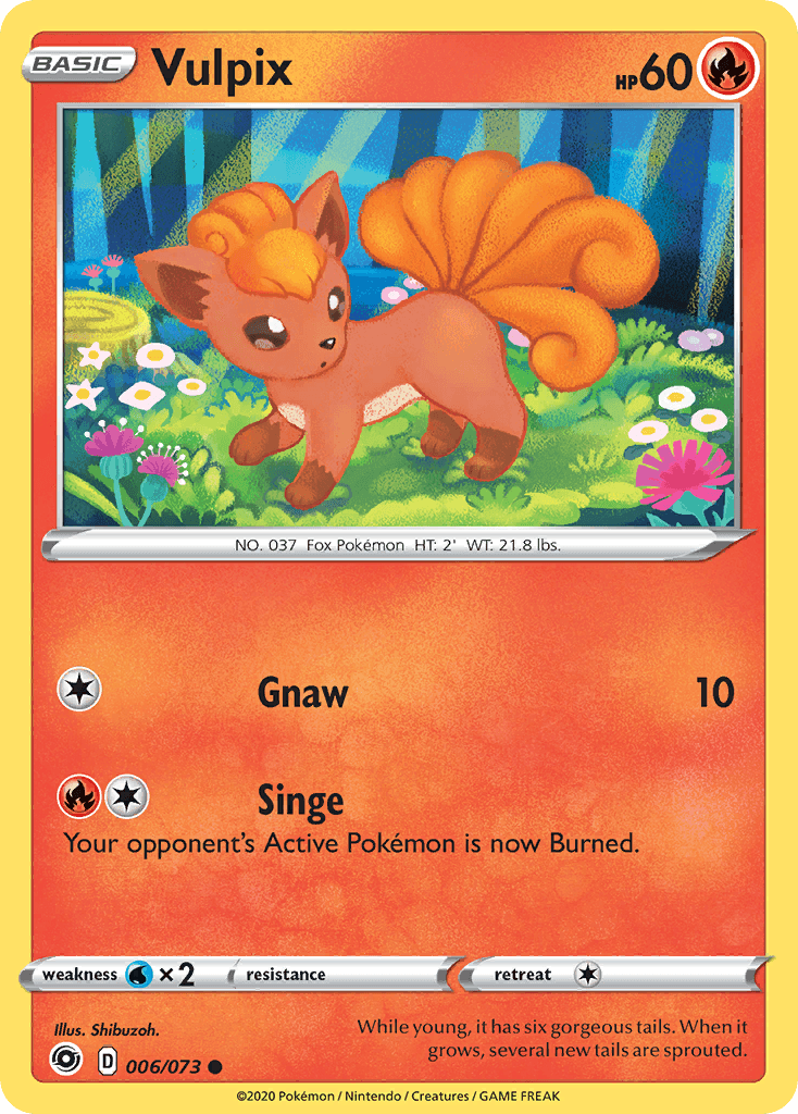 Vulpix card