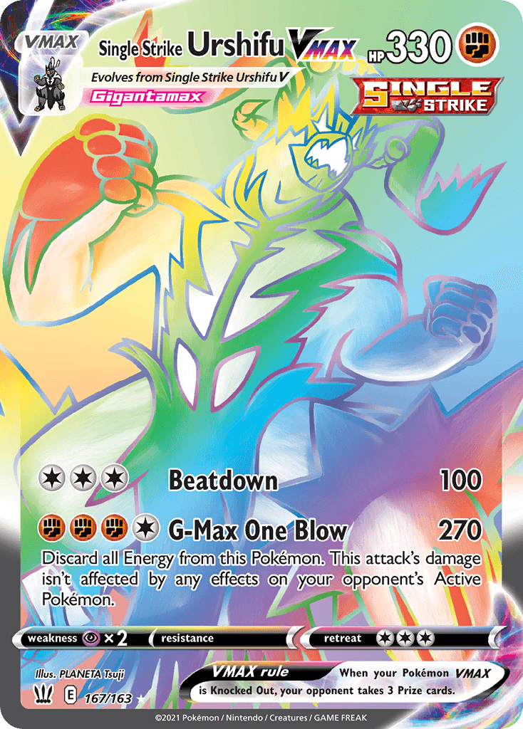 Single Strike Urshifu VMAX card