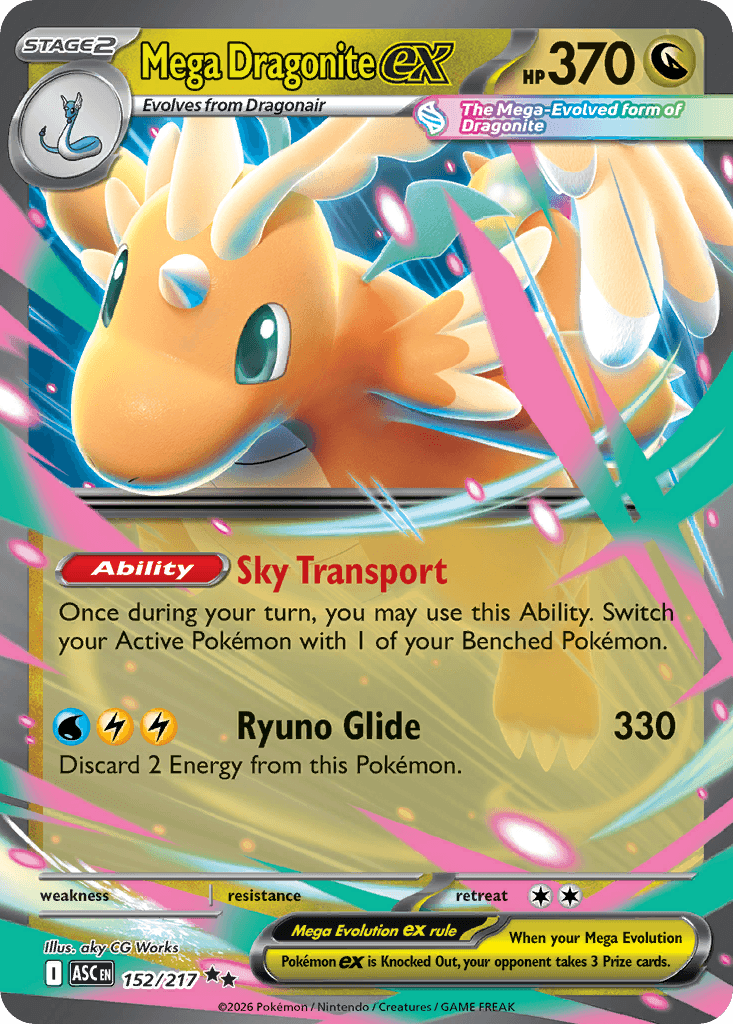Mega Dragonite ex card