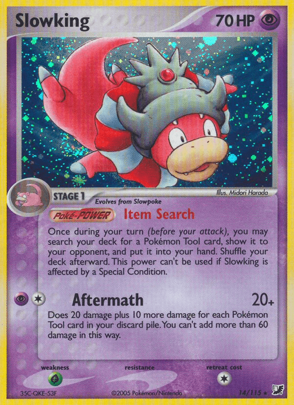 Slowking #14 from Unseen Forces — recent eBay sold price: $46.31