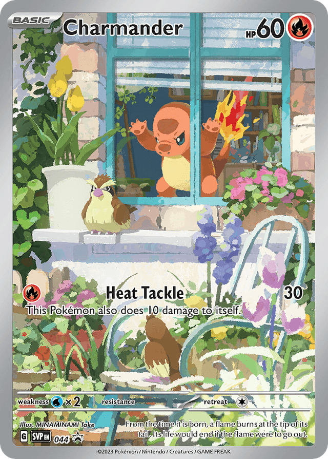 Charmander #44 from Scarlet & Violet Black Star Promos — recent eBay sold price: $65.95