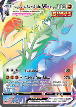 Single Strike Urshifu VMAX — Battle Styles